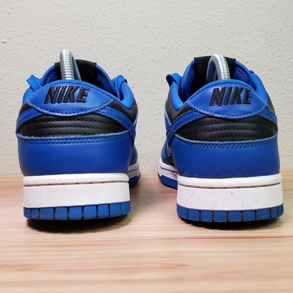 Nike Men\'s Size 8 Dunk Low Retro Casual Shoes Hyper Royal Blue Black‎ Streetwear main image 6